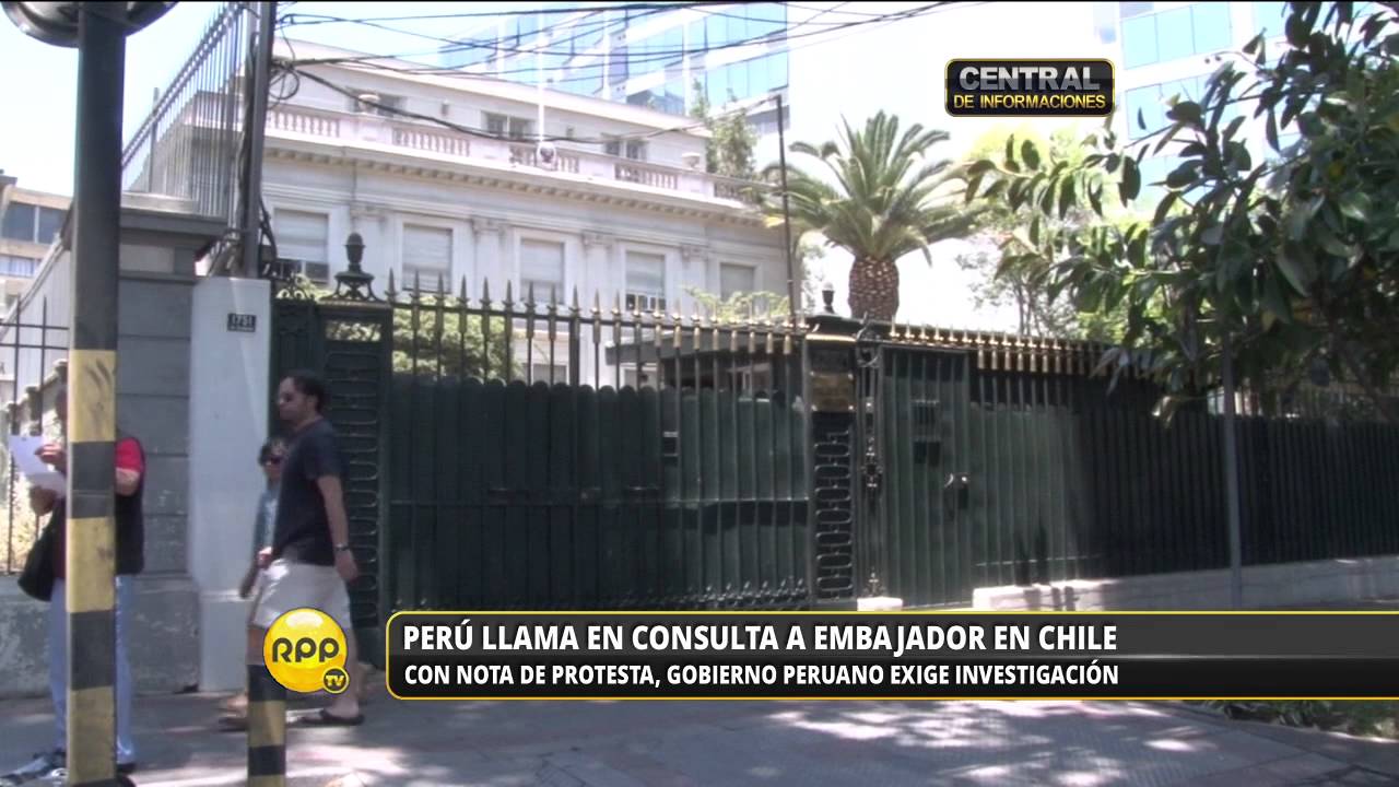 Espionaje: Per&uacute; llama en consulta a su embajador en Chile │RPP