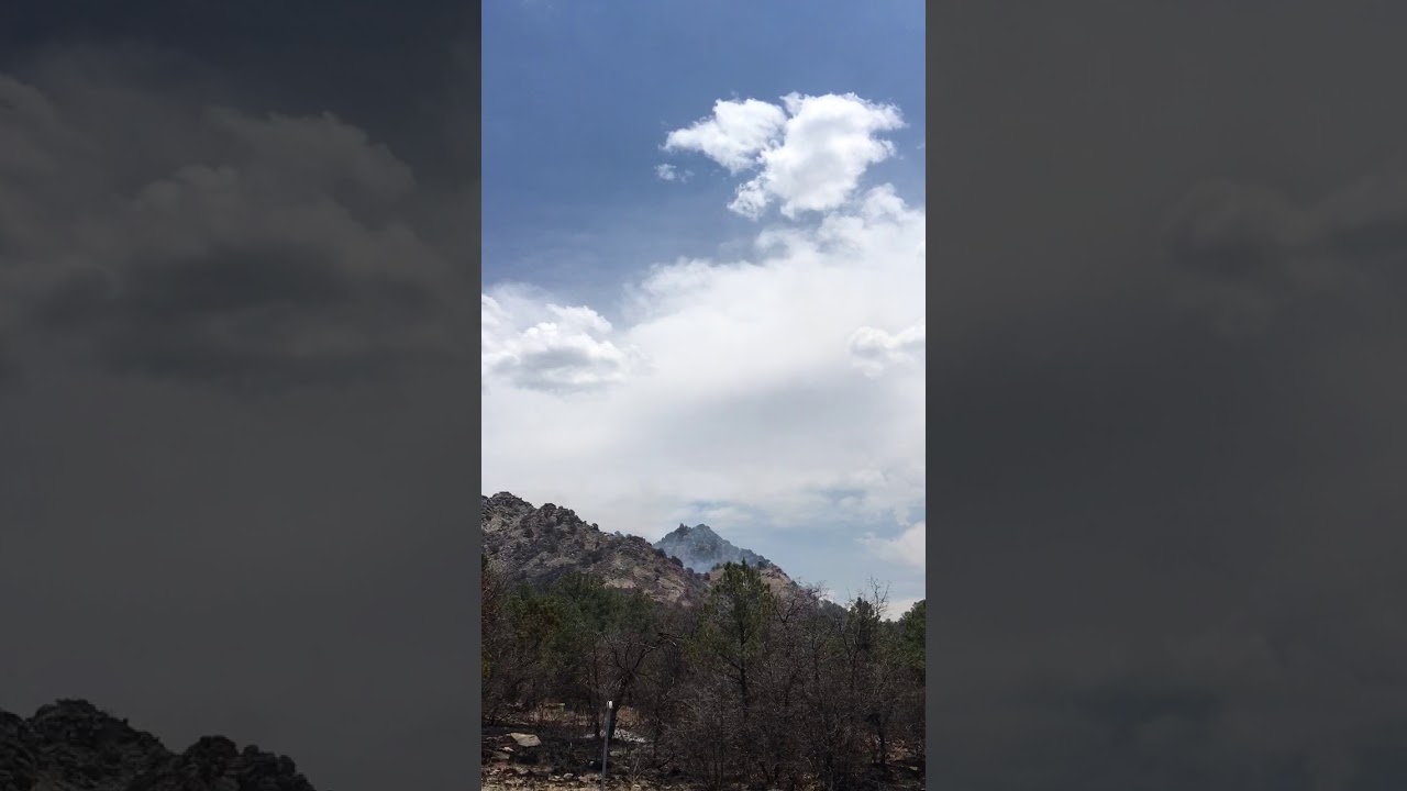 From the Fire Line: Air tanker drop on Scenic Loop Complex of Fire