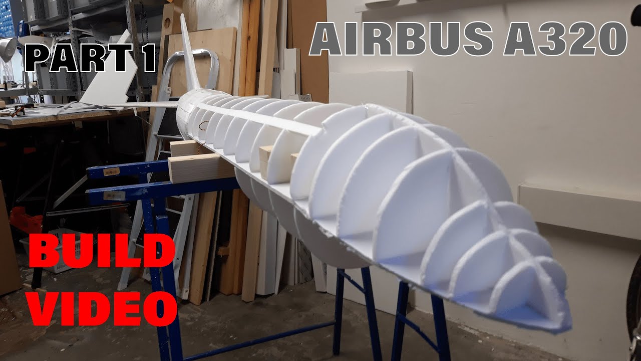 RC Airbus A320-200 build video | Part 1 by RC builder