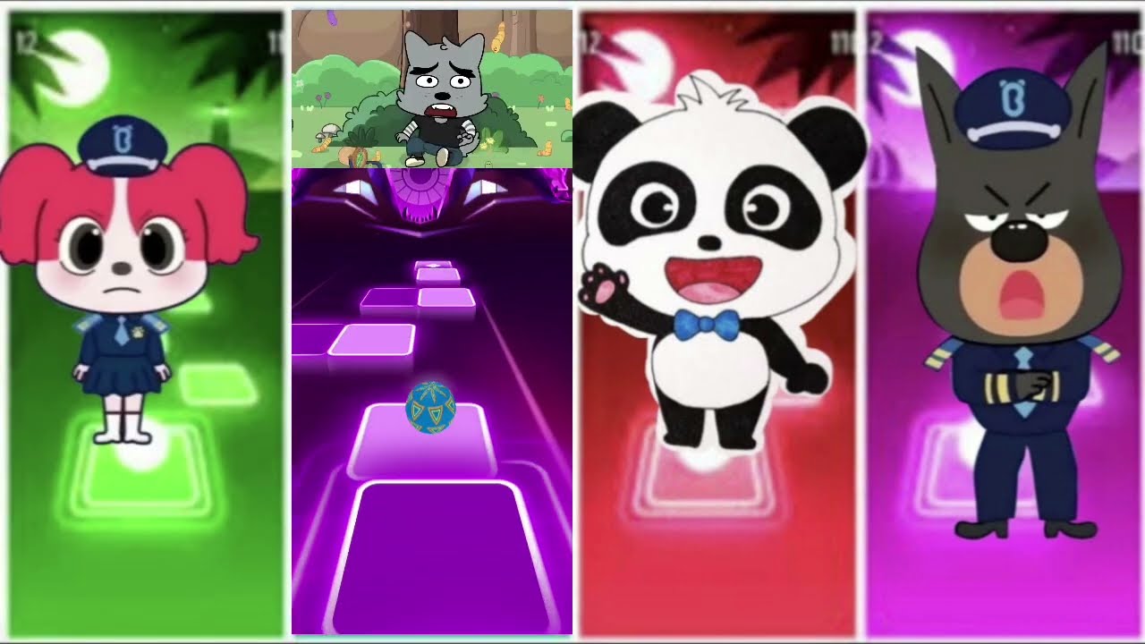 Sheriff Labrador 🆚Police Officer 🆚 Sheriff Papillon 🆚 Sheriff Labrador 🎶 Tiles Hop EDM Rush68