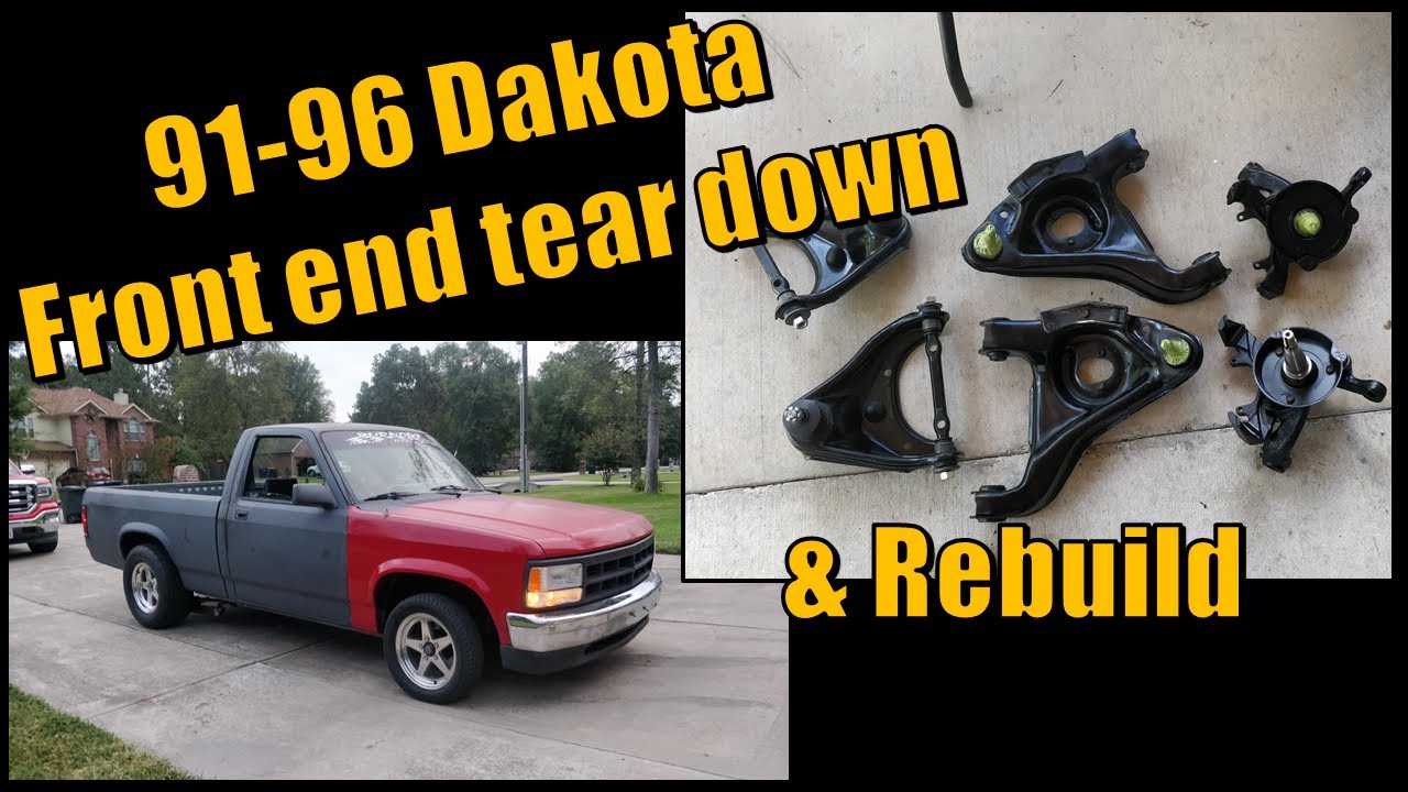 91 - 96 Dodge Dakota Front Suspension Rebuild for The Drag Week Dakota