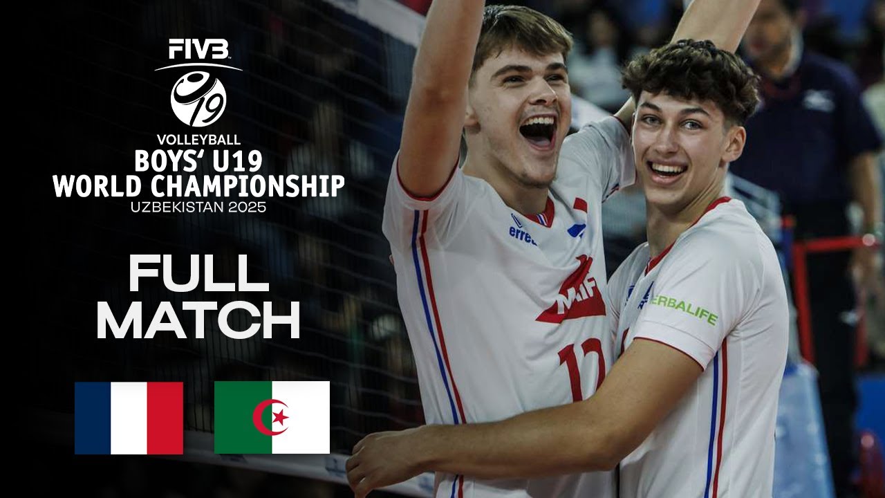 France vs. Algeria - Pool B | Boys' U19 World Champs 2025 - Full Match