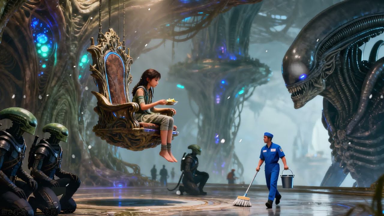 The Alien Queen’s Daughter Refused to Eat | Until a Human Janitor Walked In   HFY Sci Fi Story