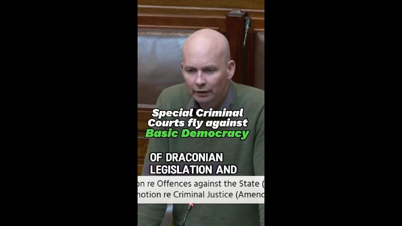 Special Criminal Courts are against basic democracy!