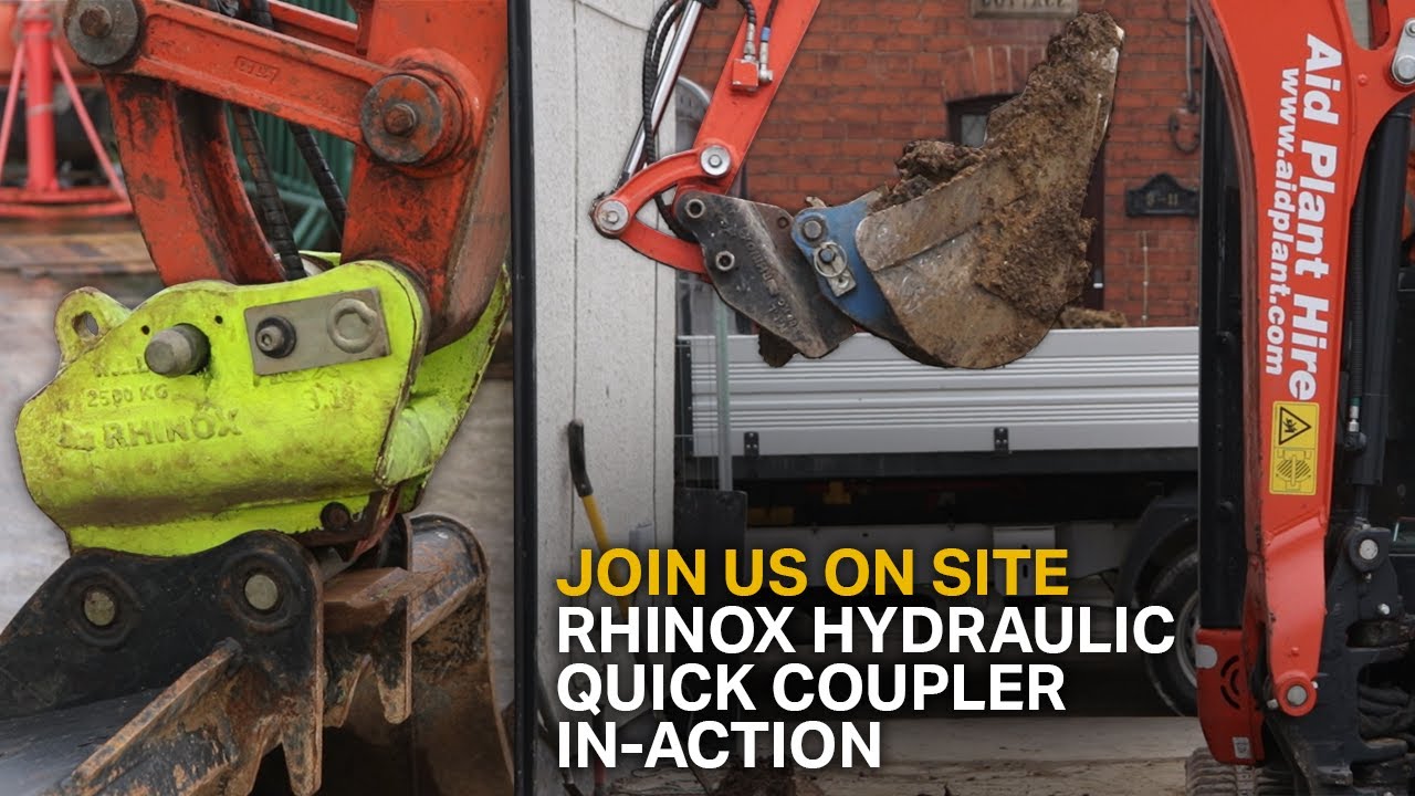JOIN US ON SITE - Rhinox Hydraulic Quick Coupler In-Action! (& the BEST Features)