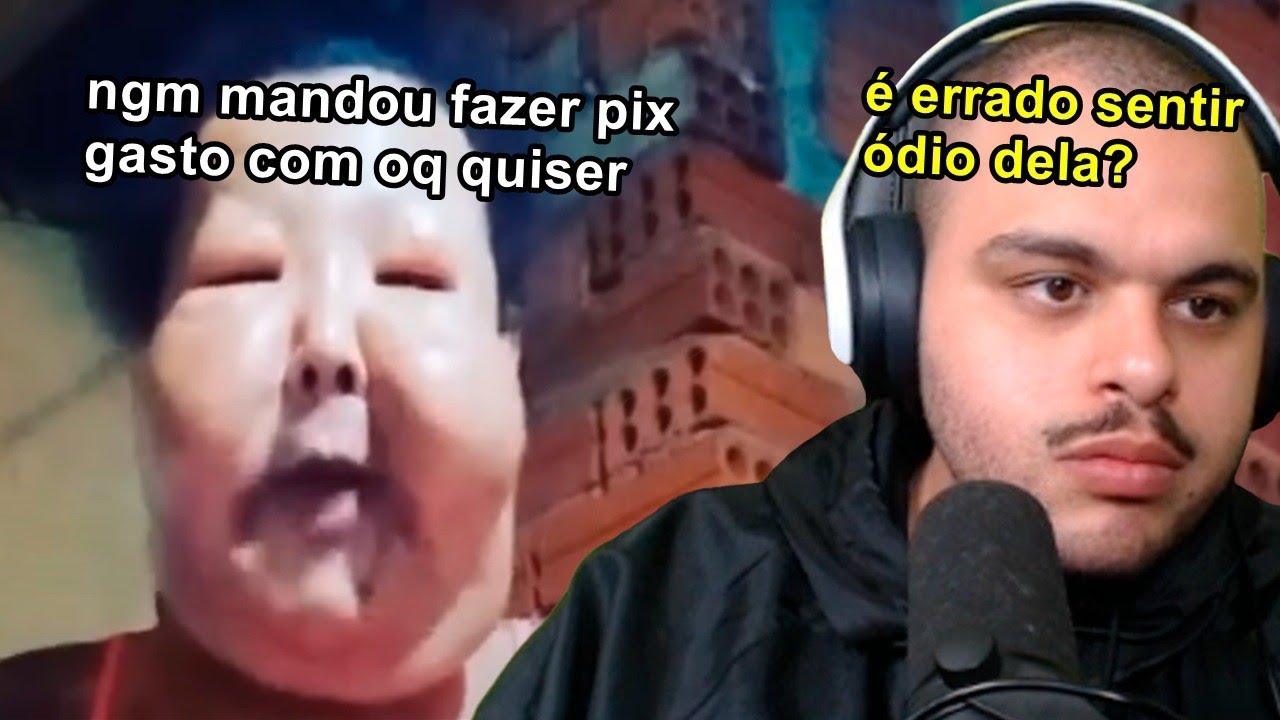 A MAIOR GOLPISTA DO PIX: PEDE PIX PRA FAZER CIRURGIA E COMPRA MOTO - Maicon React