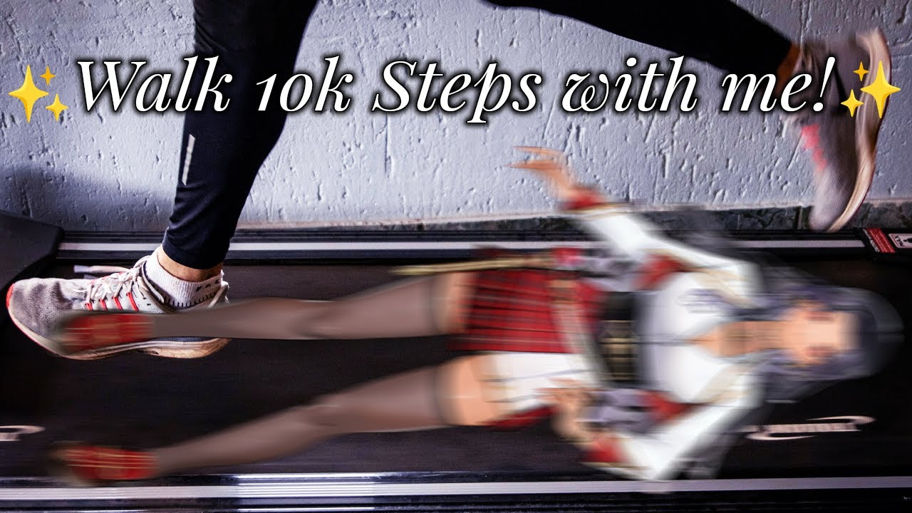 Walk 10k Step with me! (help me unbox my under desk treadmill :3)