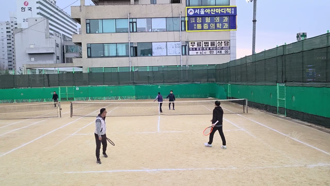 게임[서부] 20260301 남자 복식4(페어 홍창수) 승리 6대4