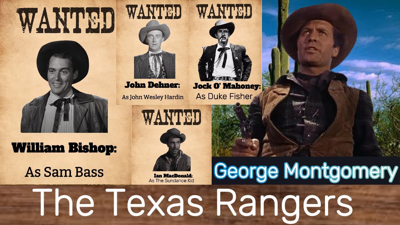 The Texas Rangers (1951) Western with - George Montgomery, Gale Storm, Noah Beery Jr, William Bishop