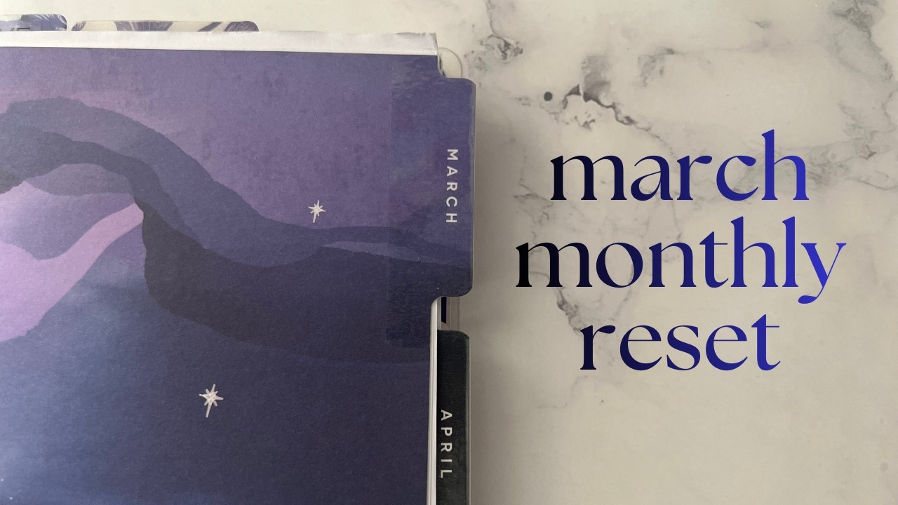 March Monthly Reset | Happy Planner | Sterling Ink Daily Planner