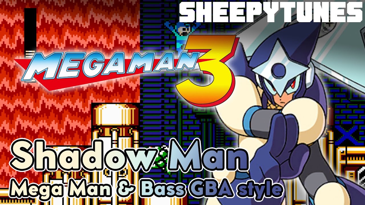 [Game Boy Advance] Shadow Man Stage (Mega Man 3) [Mega Man & Bass GBA custom music]