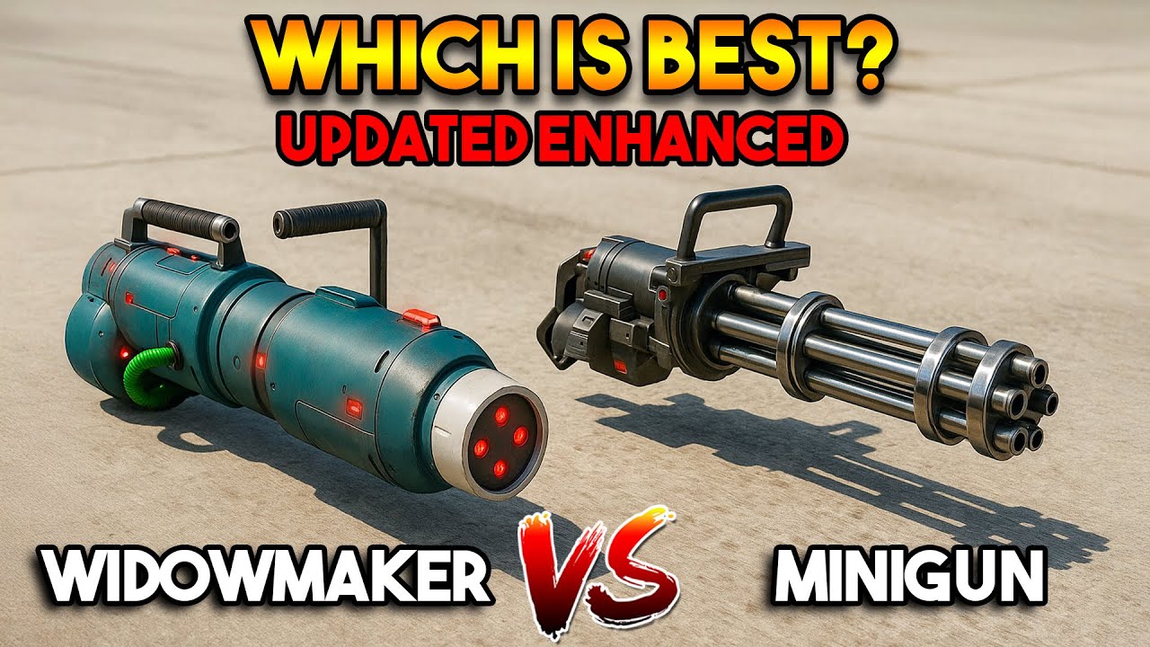 GTA 5 ENHANCED : WIDOWMAKER VS MINIGUN (WHICH IS BEST?)