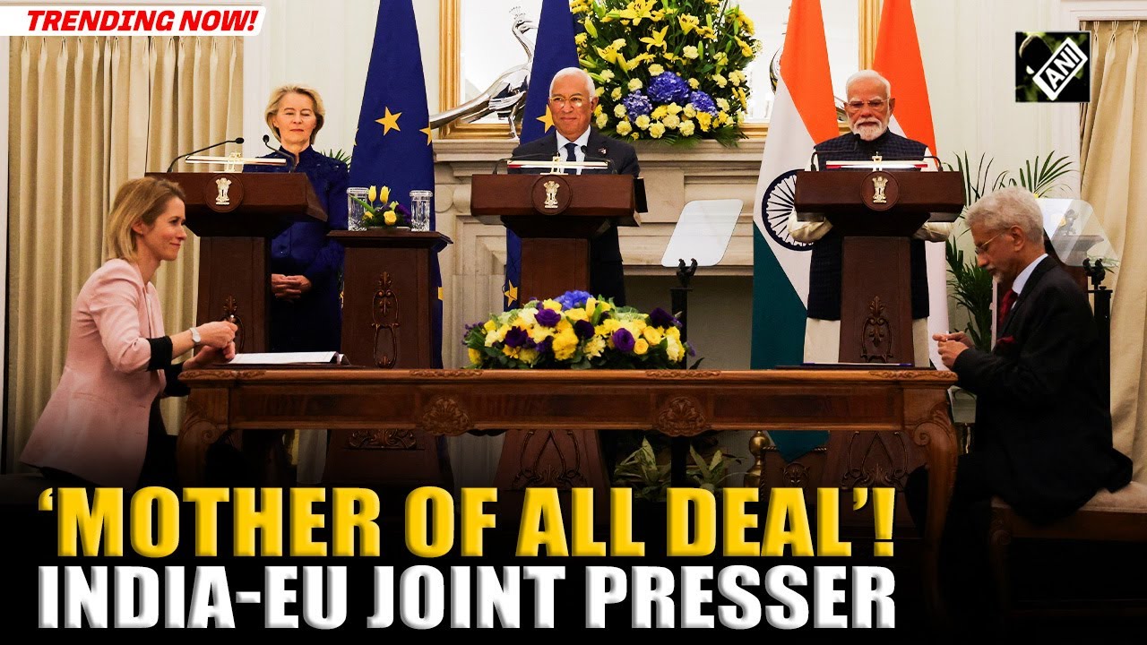 Trending Now! ‘Mother of all deal’: India-EU JOINT Press Conference after signing FTA | Don’t miss