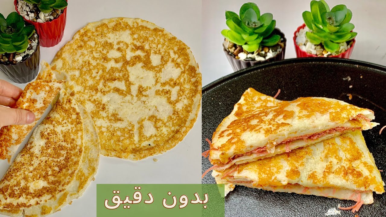 تورتيلا و ساندويتش الي عامل ضجه على التيك توك صحي بدون دقيق مناسب للكيتو ومرضى السكري