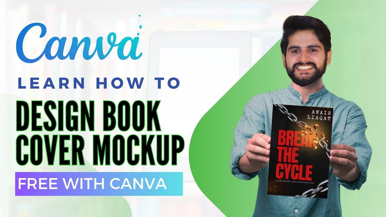 How to Design a 3D Book Cover Mockup in Canva for Free | Canva Ebook Cover Mockup Design Tutorial