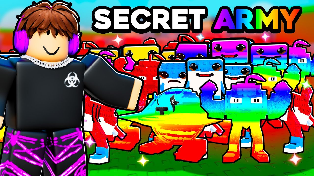 Starting Over With BRAINROT SECRET GODLY ARMY in Steal a Brainrot!