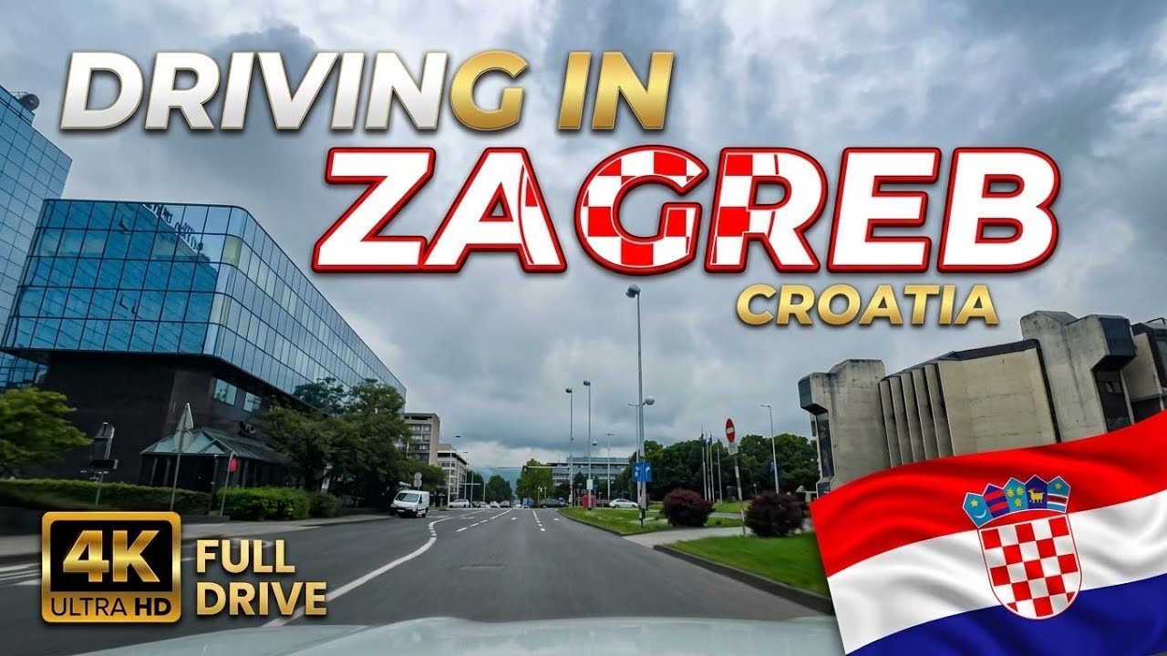 Zagreb Croatia 🇭🇷 4K Drive