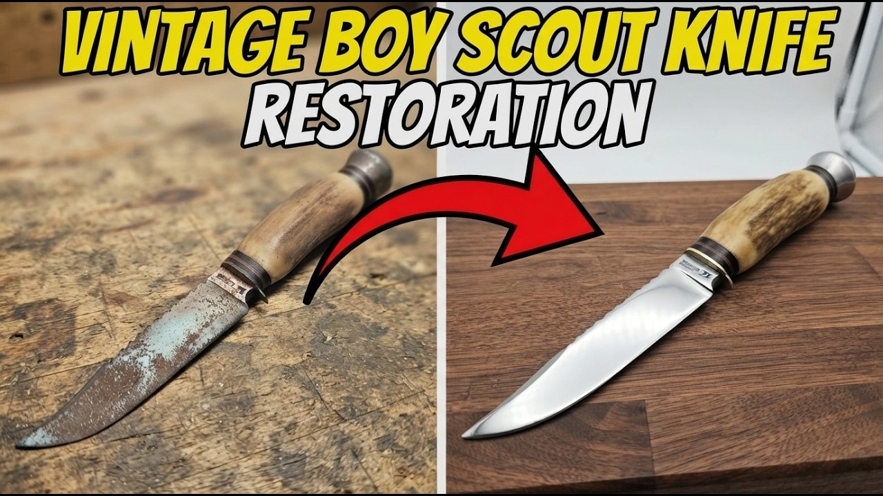 VINTAGE BOY SCOUT KNIFE RESTORATION
