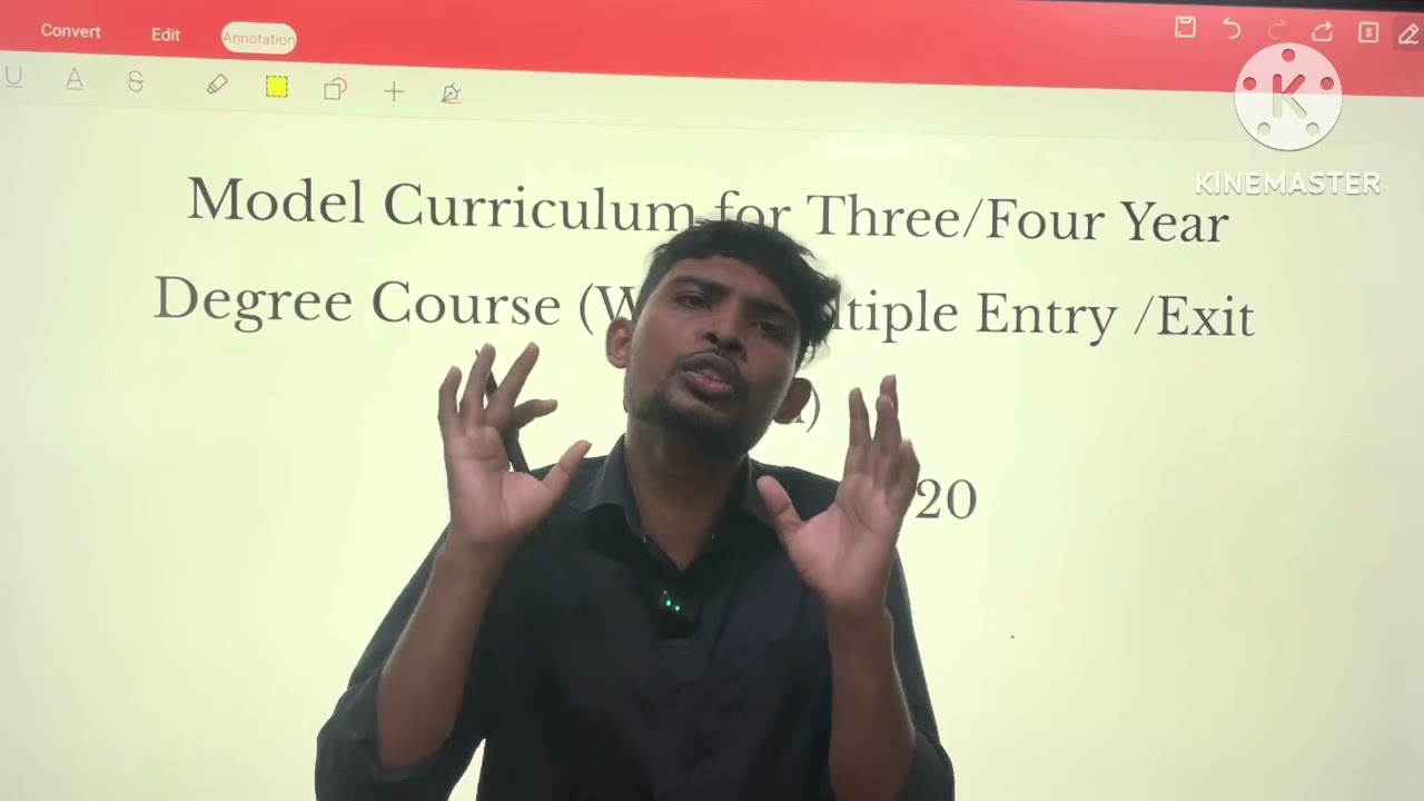 Model curriculum for three/four year degree course based on NEP (Mathematics syallbus)