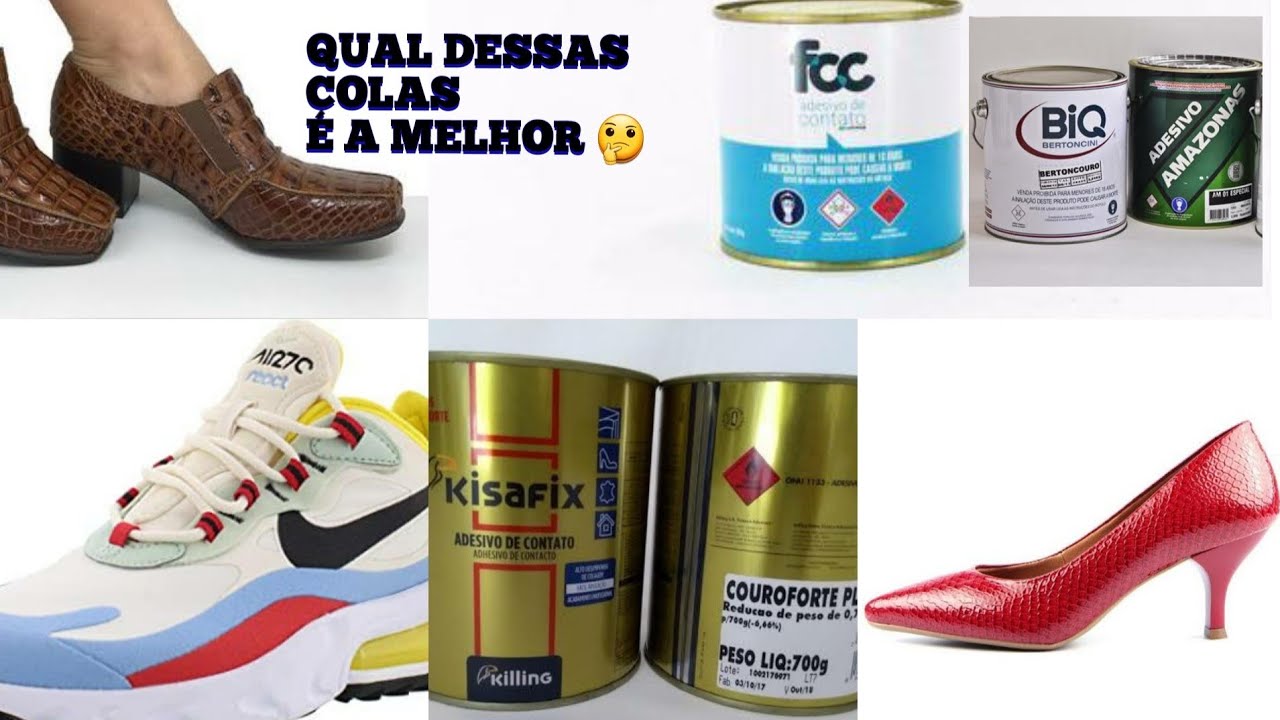 A COLA CERTA PARA COLAR SUA SANDALIA OU SAPATO