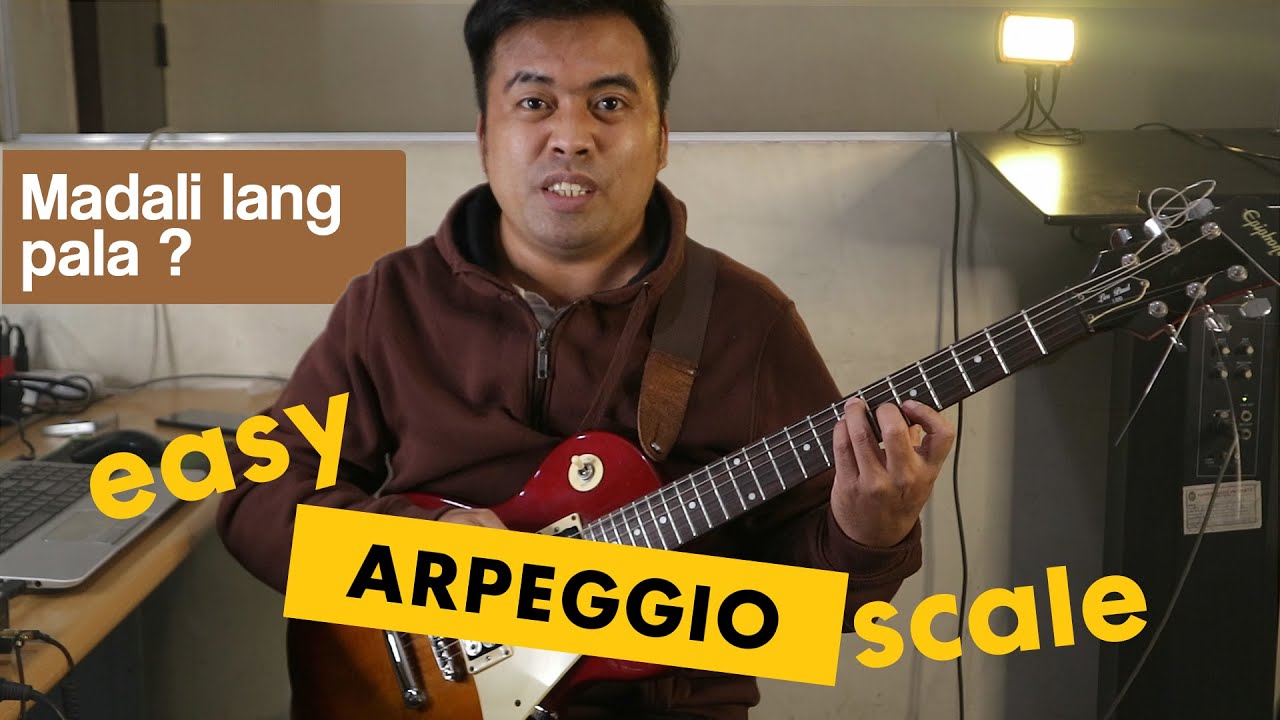 Easy Arpeggio Scale | Pinoy Guitar Tips | JR Cuyam