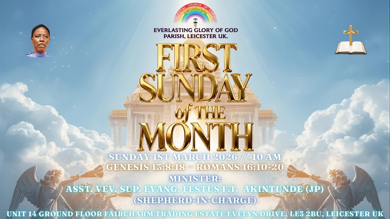 First Sunday Service of the Month Of MARCH - 01/03/2026