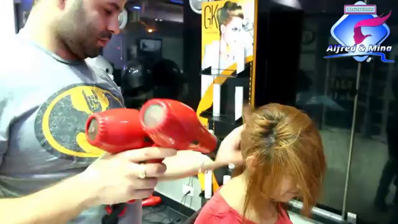 البروتين لعلاج وفرد الشعر فقط من الفريد ومينا | Protein Hair treatment With Alfred & Mina