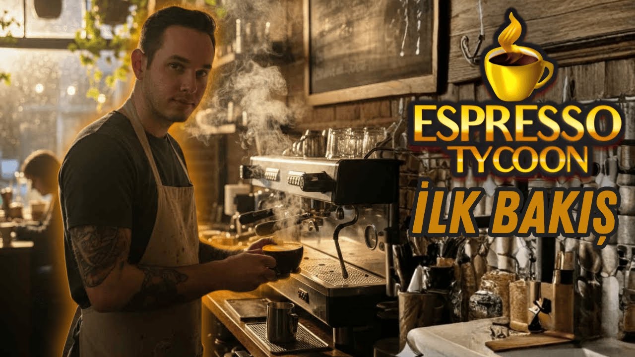 KAHVE DÜKKANI AÇIYORUZ - ESPRESSO TYCOON İLK BAKIŞ