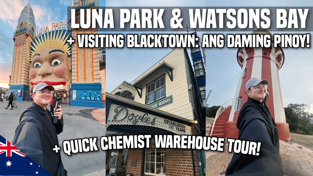 FREE ENTRY AT LUNA PARK & WATSONS BAY +  Side Trip to BLACKTOWN! 🇦🇺 | Ivan de Guzman
