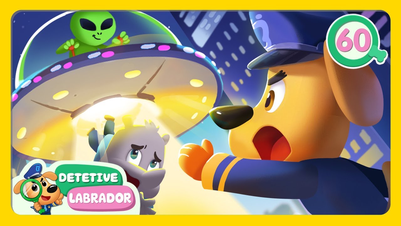Nave Alien&iacute;gena Misteriosa 🛸👽 Dicas de Seguran&ccedil;a do Detetive Labrador por 1 Hora🎬Detetive Labrador 🔍