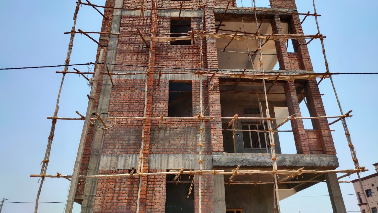 30 feet 1000 square feet front elevation brick work design