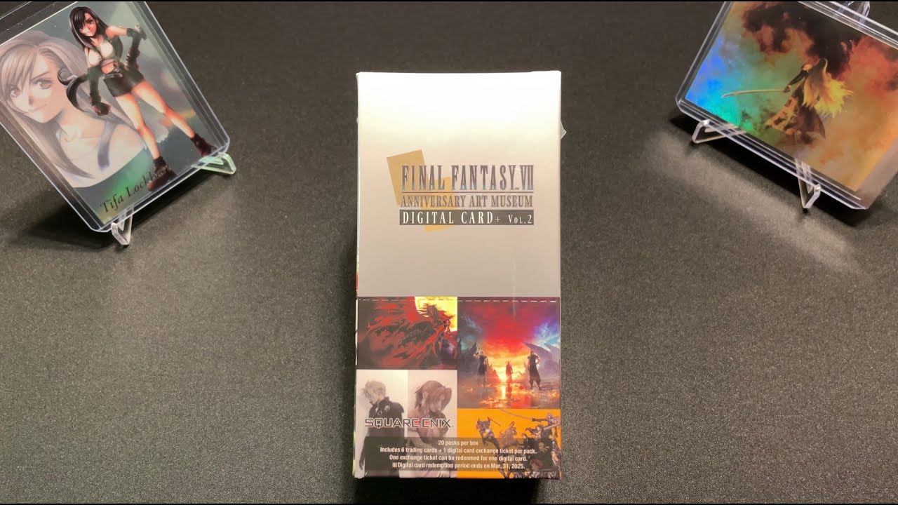 Opening Final Fantasy VII Anniversary Art Museum Digital Card Plus Vol 2