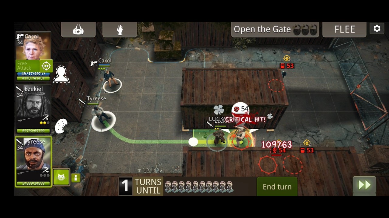 Boxed in round 86 TWD NML （包囲）_Quickdraw Carol