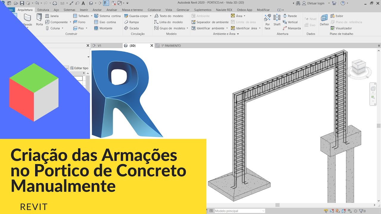 Como fazer Armações Manualmente no Revit