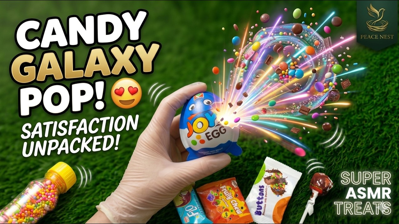 Satisfying ASMR Candy | Relaxing Crunchy Sounds at Peace Nest #asmr #satisfyingsounds