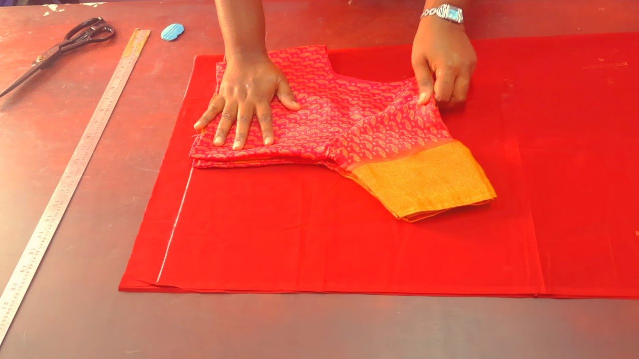 Normal 3 dot Blouse Cutting ✂️ அளவு பிளவுஸ் வைத்து நீங்களும் டைலரிங் கத்துக்கலாம்💯👌🏻 don't miss it👍🏻