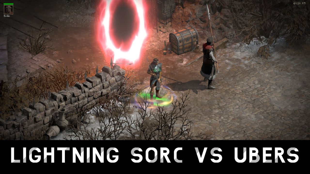 [D2R] Testing Lightning Sorc vs Ubers (Full Video)