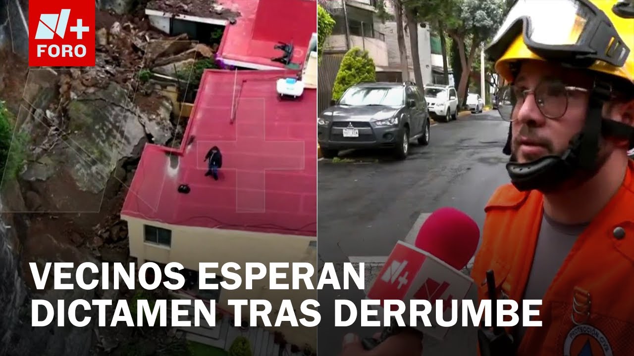 Derrumbe en Lomas de las Águilas afecta 4 casas: ¿Cómo serán las inspecciones? - Las Noticias