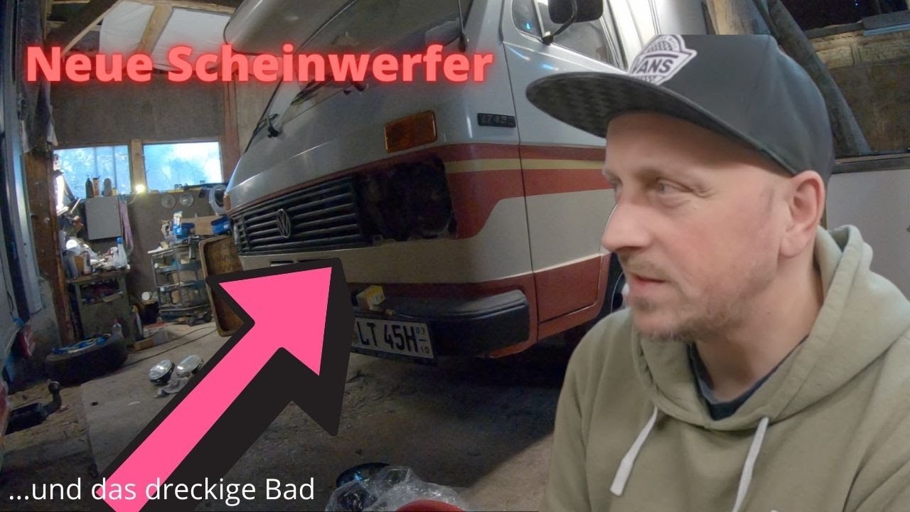 Der Karmann lebt noch / GaMaLiX / Scheinwerferumbau / Dreckiges Bad und schlechtes Wetter...