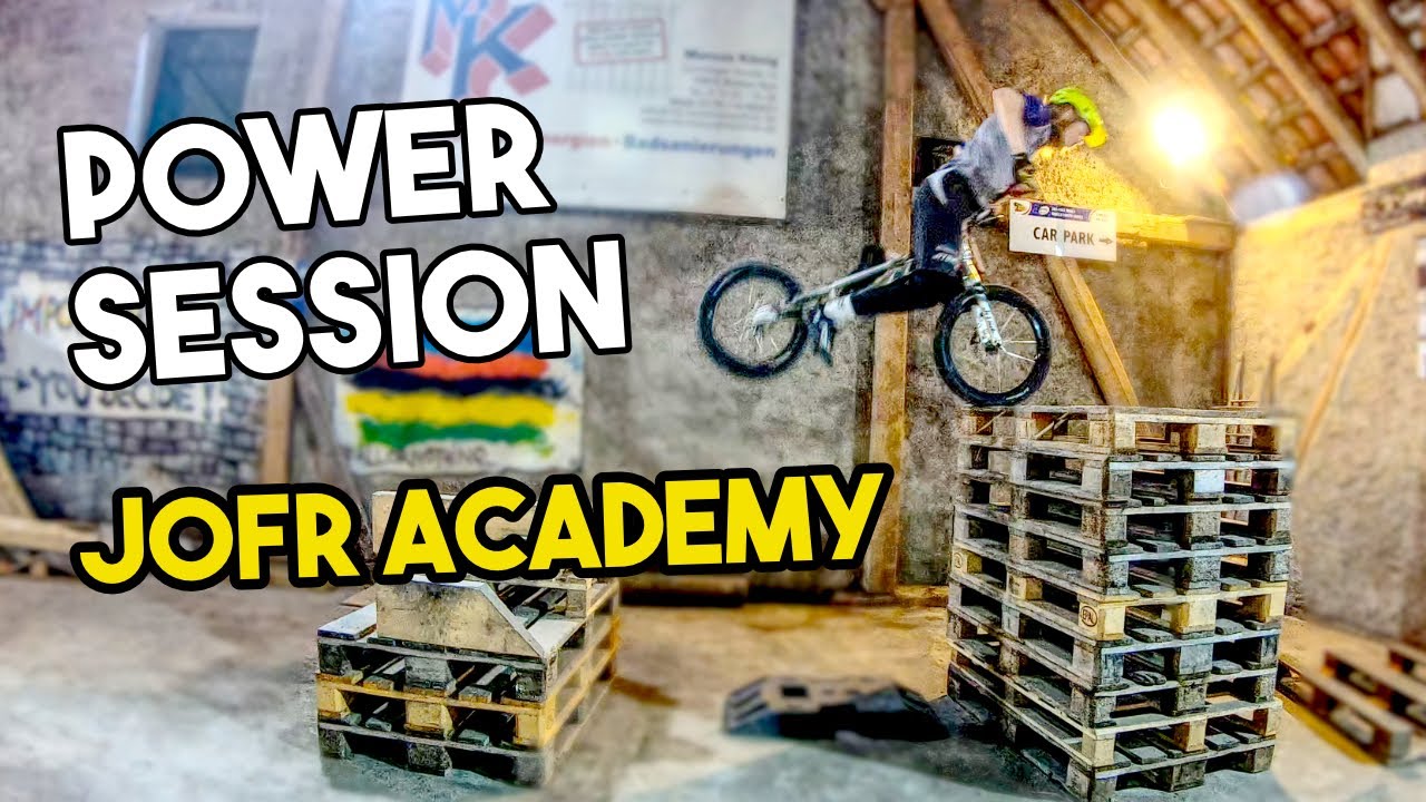 Power Session with Nina at the @JOFRAcademy | Bike Trial | 4K