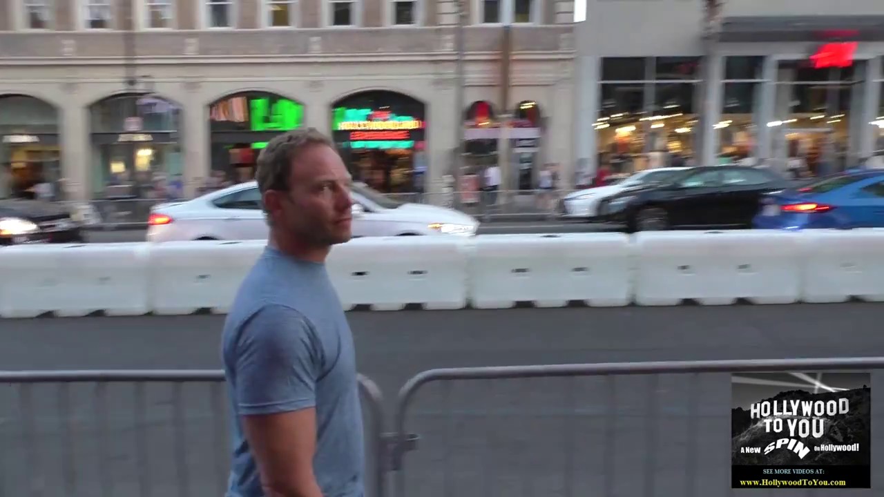 Ian Ziering outside the IT Premiere at TCL Chinese Theatre in Hollywood