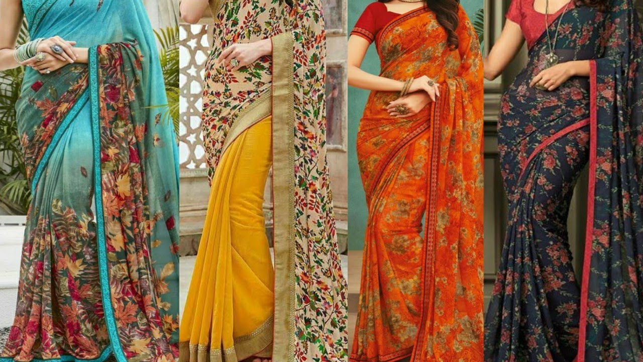 प्रिंटेड साडी का ऐसा Collection देखने को नही मिलता हे,Printed Saree Manufacturer In Surat