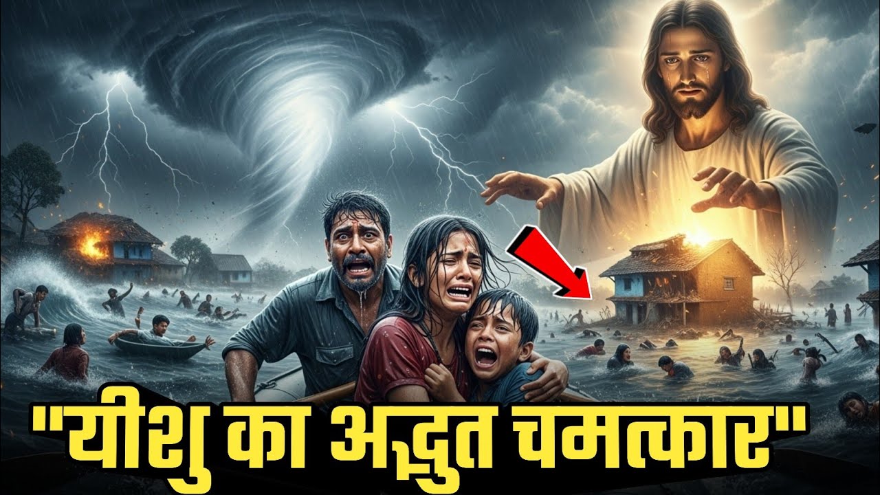 “जब लोग रो रहे थे, घर डूब रहा था…और अचानक यीशु मसीह ने कर दिया चमत्कार | Jesus Christ Sermon 