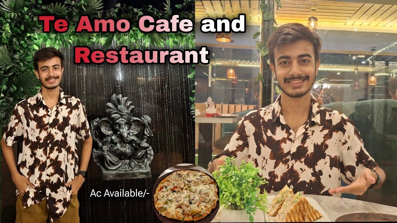 Best Ac Rooftop Cafe 🔥|Te Amo Cafe and Restaurant | Ac & non Ac Available 