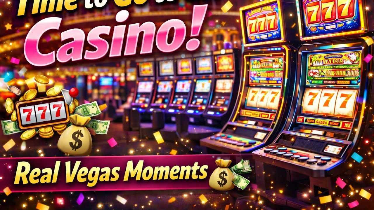“🎰 Epic Slot Machine Wins in Vegas – Subscribe for More Real Moments!”