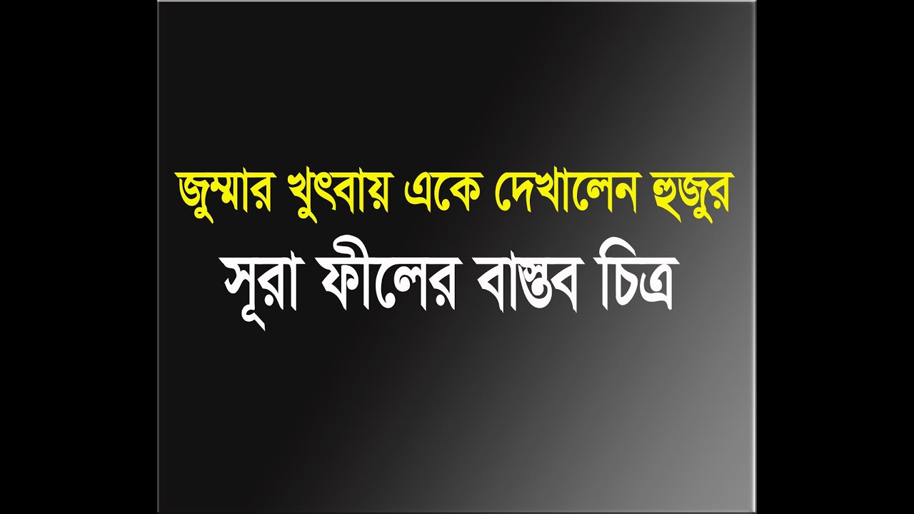 আব্রাহা বাদশার ঘটনার বাস্তব মানচিত্র। মাও. ছানাউল্লাহ জামালী nobir jiboni part-2