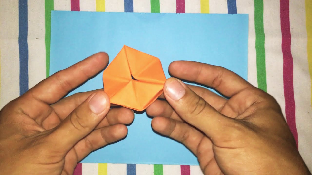 Como hacer una figura de movimientos infinitos!! Origami Flexagón