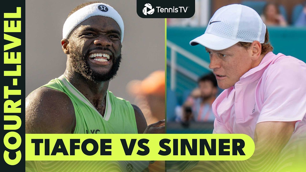Frances Tiafoe vs Jannik Sinner: Court-Level Highlights | Miami 2026