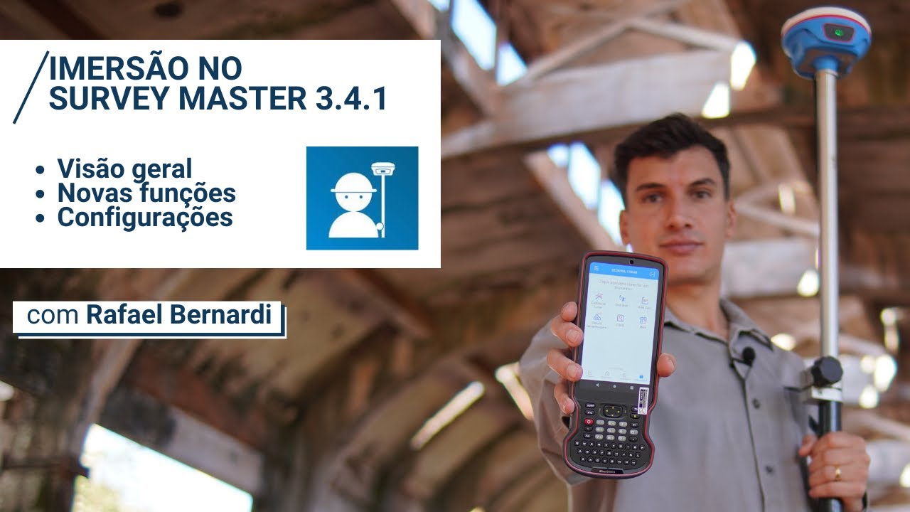 Imersão no NOVO Survey Master 3.4.1 - Software de campo do GNSS RTK