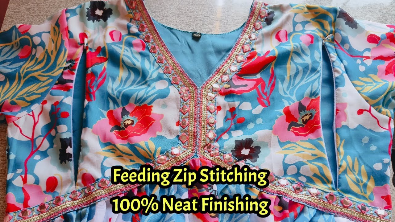 How to convert normal kurti into a feeding kurti in Tamil Method- 2